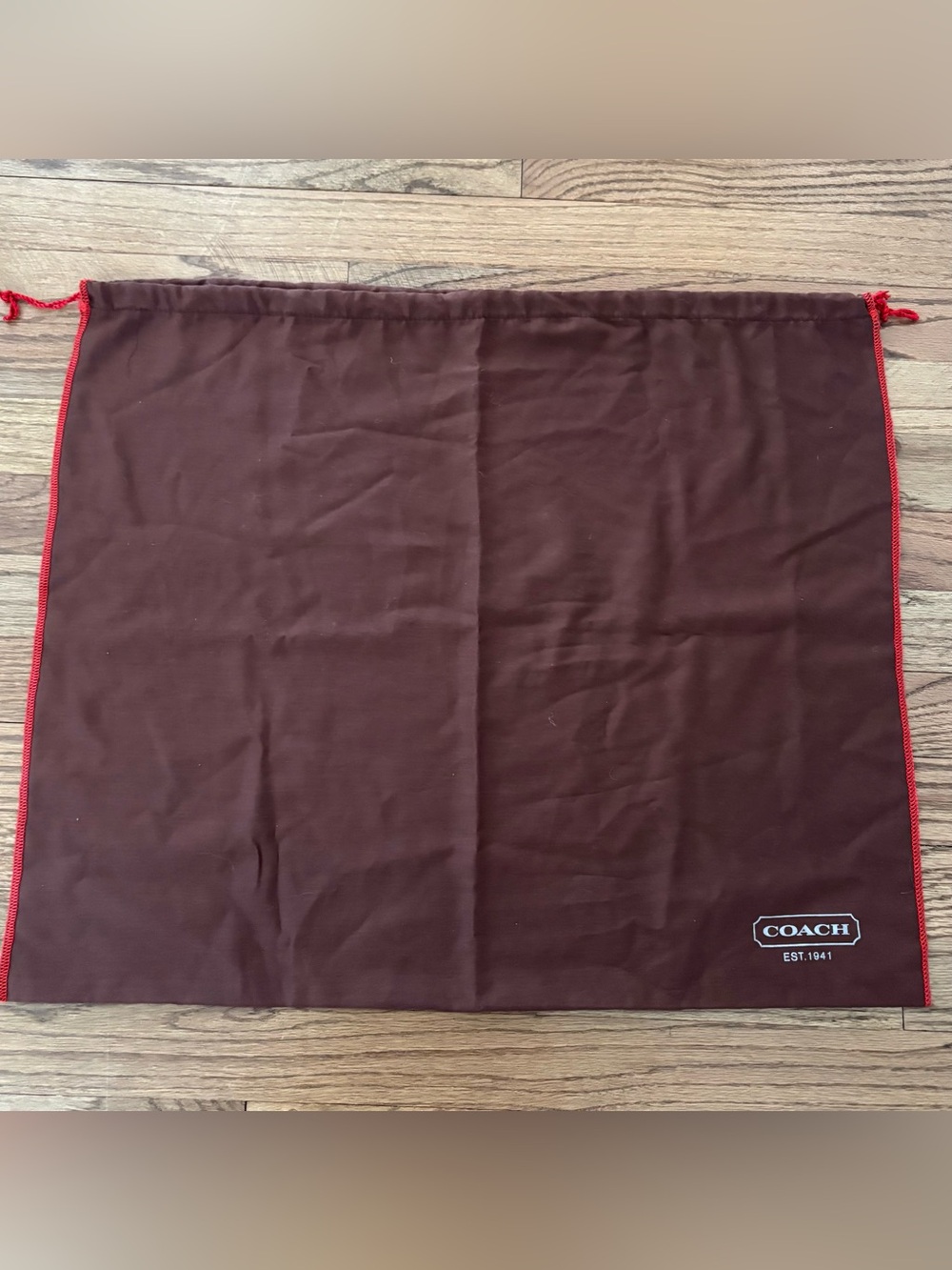 Vintage Coach Brown Dust Bag